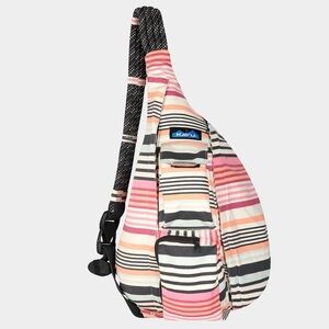 🆕 KAVU Rope Sling Bag - Multi Summer Stripe